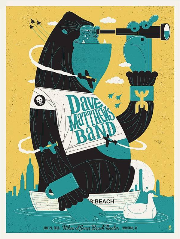 Methane Studios — Dave Matthews Band, Northwell Health at Jones Beach Theater, Wantagh, NY · Jun 21, 2016 Poster