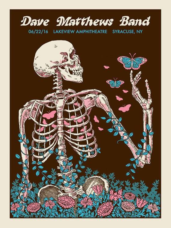 Methane Studios — Dave Matthews Band, Empower Federal Credit Union Amphitheater at Lakeview, Syracuse, NY · Jun 22, 2016 Poster