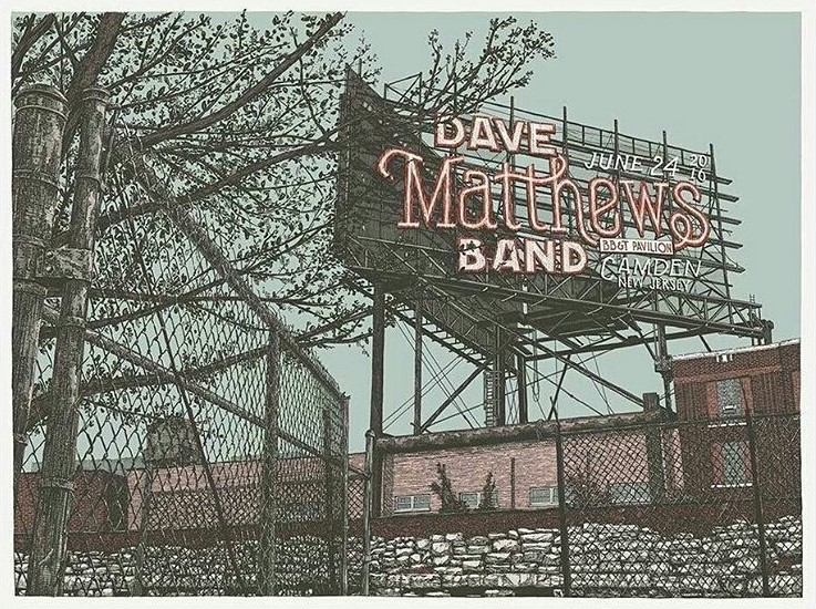 Landland — Dave Matthews Band, Freedom Mortgage Pavilion, Camden, NJ · Jun 24, 2016 Poster