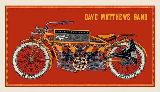 Methane Studios — Dave Matthews Band, iWireless Center, Moline, IL · Jun 28, 2016 Poster