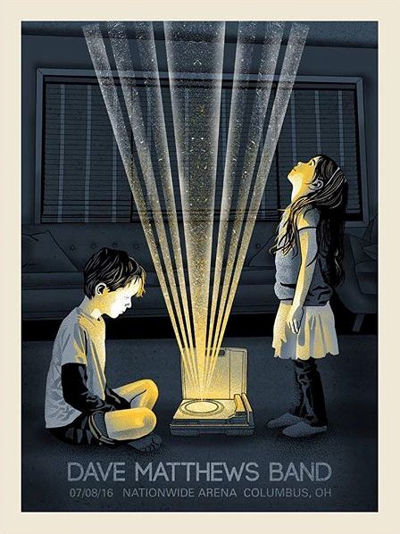 Methane Studios — Dave Matthews Band, Nationwide Arena, Columbus, OH · Jul 8, 2016 Poster
