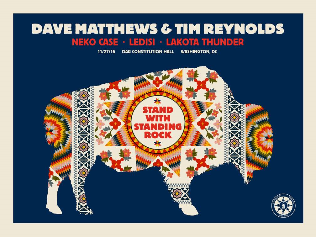 Methane Studios — Dave Matthews Band, Daughters of the American Revolution Constitution Hall, Washington, DC · Nov 27, 2016 Poster