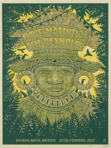 Methane Studios — Dave Matthews Band, Playa Azul, Riviera Maya, MEX · Feb 23, 2017 Poster