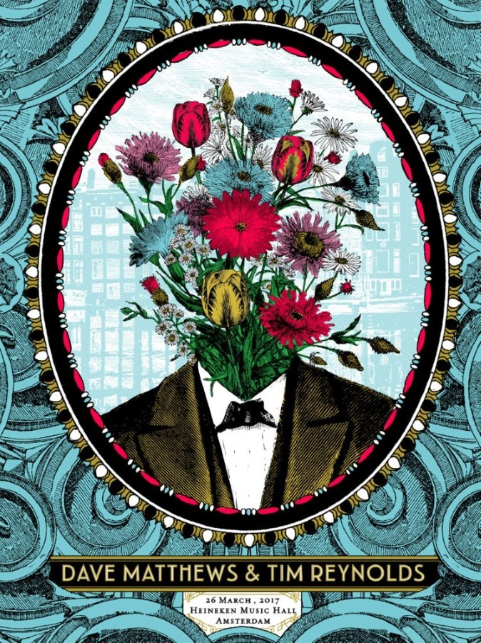 Nate Duval — Dave Matthews Band, AFAS Live, Amsterdam, NL · Mar 26, 2017 Poster