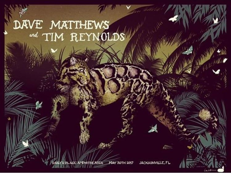 Erica Williams — Dave Matthews Band, Daily's Place, Jacksonville, FL · May 30, 2017 Poster