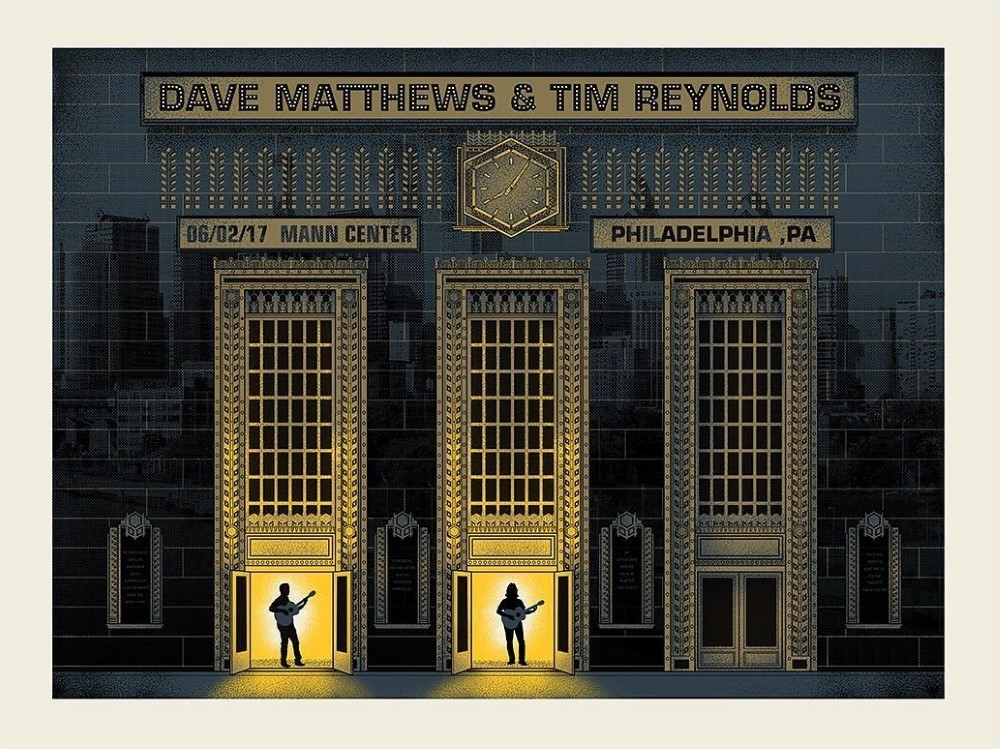Methane Studios — Dave Matthews Band, Mann Center for the Performing Arts, Philadelphia, PA · Jun 2, 2017 Poster