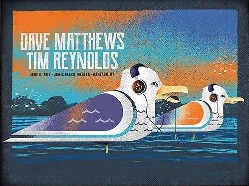 Jose Garcia (Zoca Studio) — Dave Matthews Band, Northwell Health at Jones Beach Theater, Wantagh, NY · Jun 6, 2017 Poster