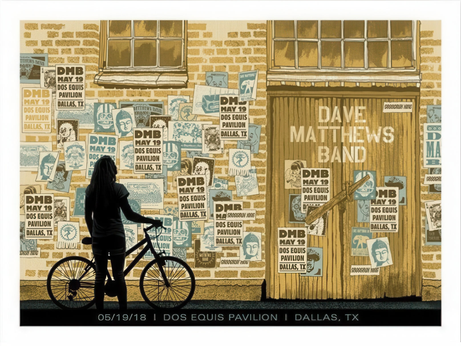 Methane Studios — Dave Matthews Band, Dos Equis Pavilion, Dallas, TX · May 19, 2018 Poster