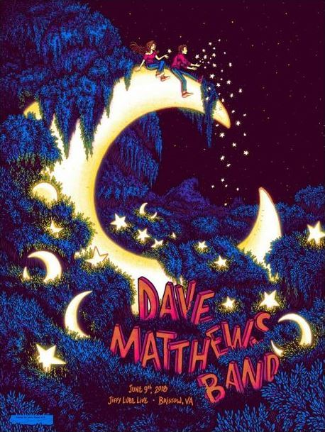 James Flames — Dave Matthews Band, Jiffy Lube Live, Bristow, VA · Jun 9, 2018 Poster