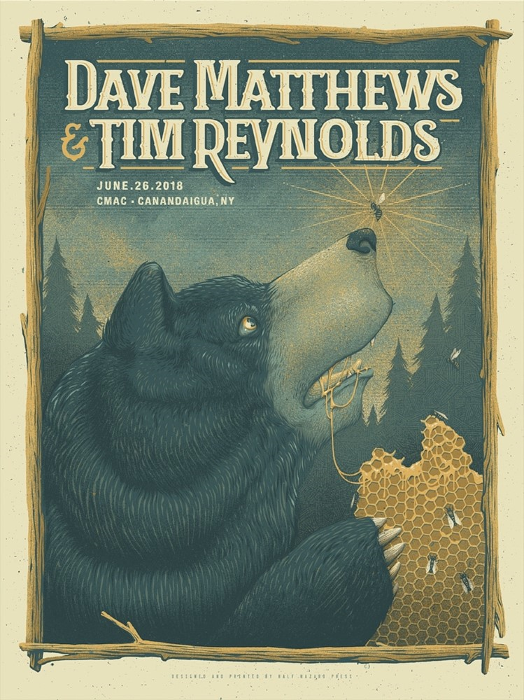 Joel Hunter — Dave Matthews Band, Constellation Brands–Marvin Sands Performing Arts Center (Finger Lakes Community College), Canandaigua, NY · Jun 26, 2018 Poster