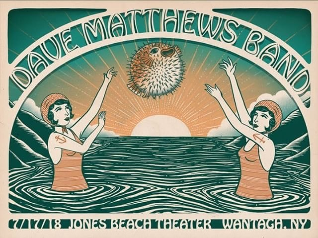 Kyler Martz — Dave Matthews Band, Northwell Health at Jones Beach Theater, Wantagh, NY · Jul 17, 2018 Poster