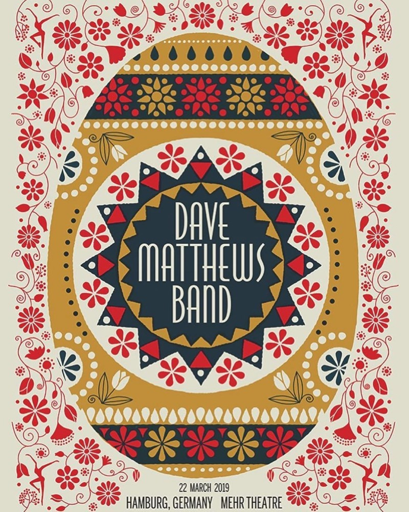 Methane Studios — Dave Matthews Band, Mehr Theatre, Hamburg, DEU · Mar 22, 2019 Poster