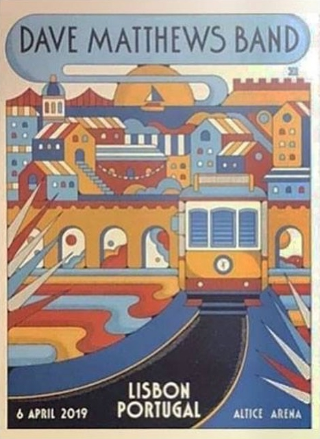 Pavlov Visuals — Dave Matthews Band, Altice Arena, Lisbon, PRT · Apr 6, 2019 Poster