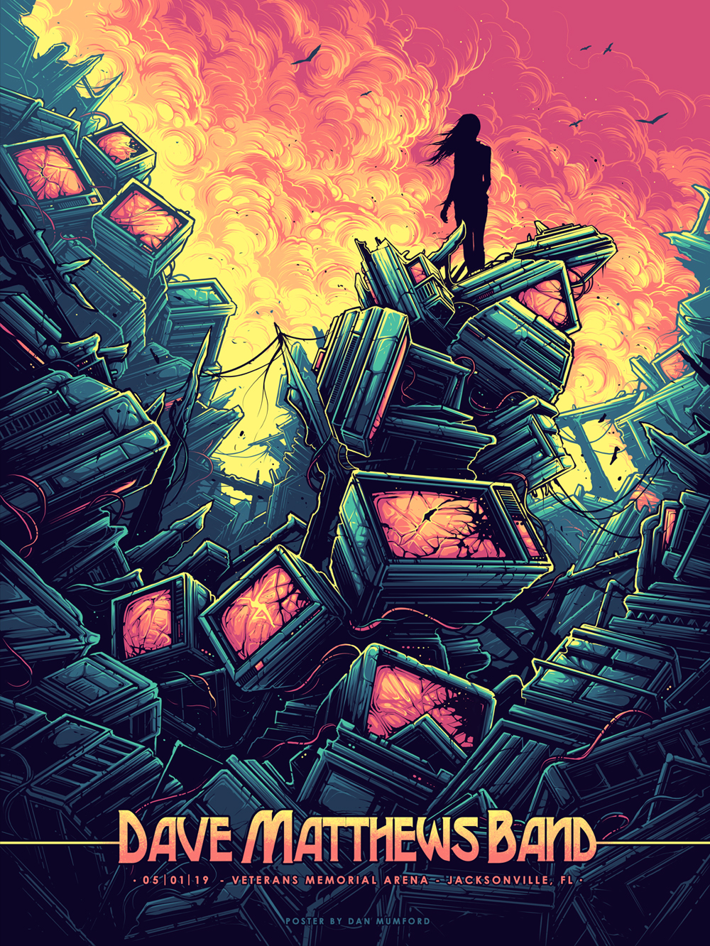 Dan Mumford — Dave Matthews Band, VyStar Veterans Memorial Arena, Jacksonville, FL · May 1, 2019 Poster
