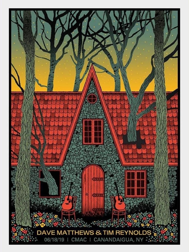 Daniel Stiles — Dave Matthews Band, Constellation Brands–Marvin Sands Performing Arts Center (Finger Lakes Community College), Canandaigua, NY · Jun 18, 2019 Poster