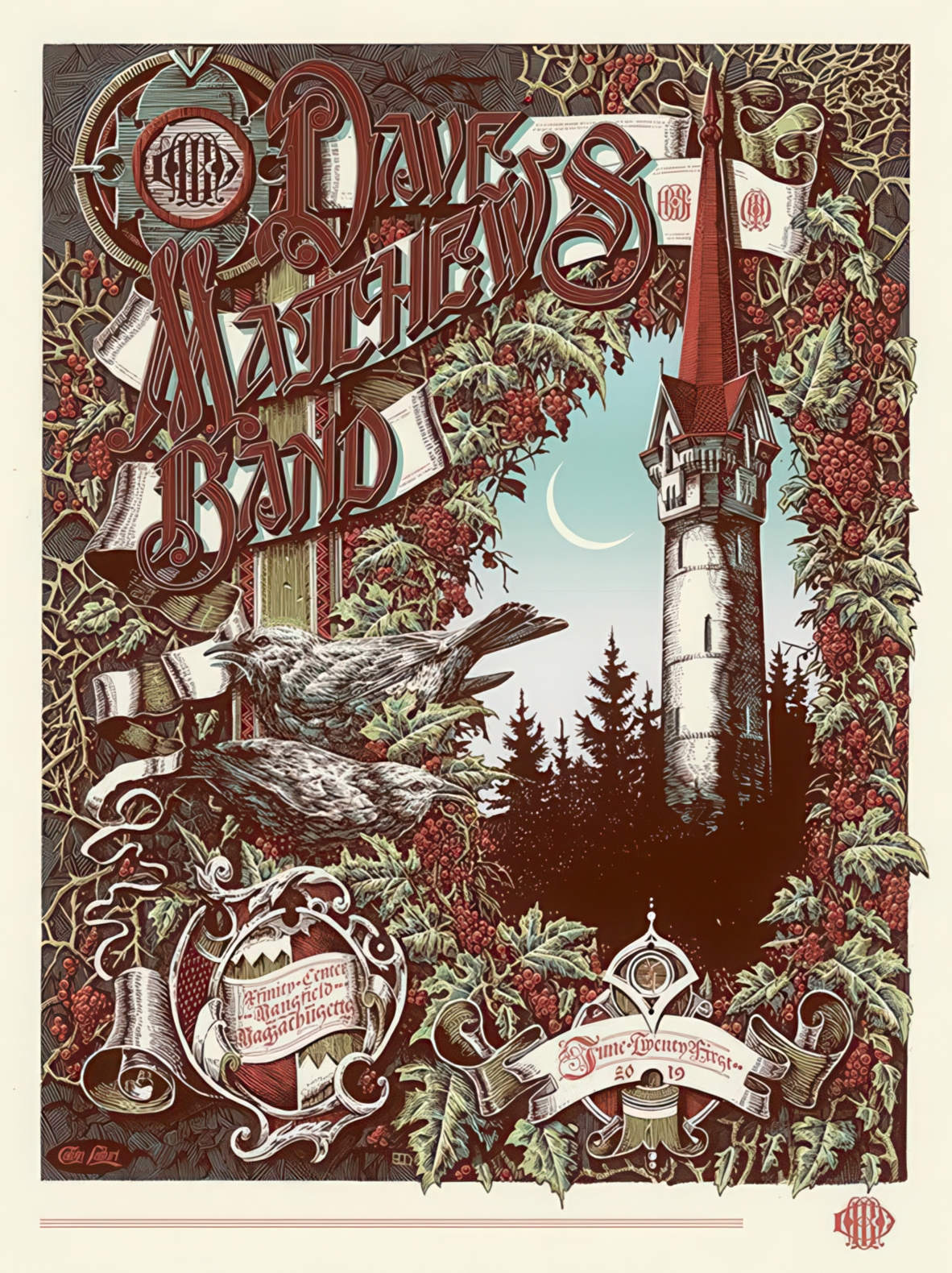 Calvin Laituri — Dave Matthews Band, Xfinity Center, Mansfield, MA · Jun 21, 2019 Poster