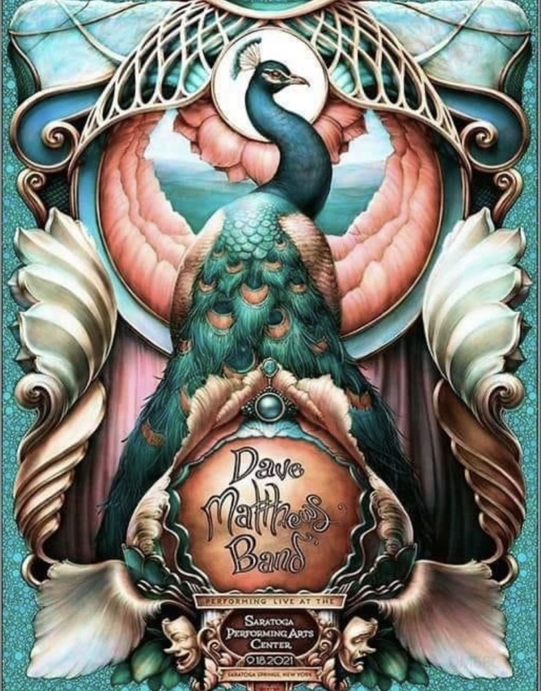 N.C. Winters — Dave Matthews Band, Saratoga Performing Arts Center, Saratoga Springs, NY · Sep 18, 2021 Poster