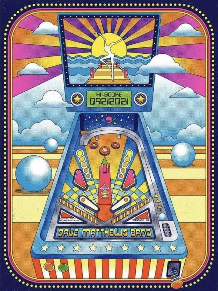 Nate Gonzalez — Dave Matthews Band, Northwell Health at Jones Beach Theater, Wantagh, NY · Sep 21, 2021 Poster