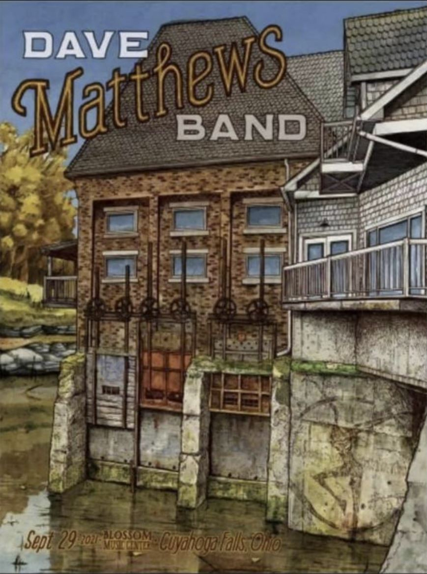 Landland — Dave Matthews Band, Blossom Music Center, Cuyahoga Falls, OH · Sep 29, 2021 Poster