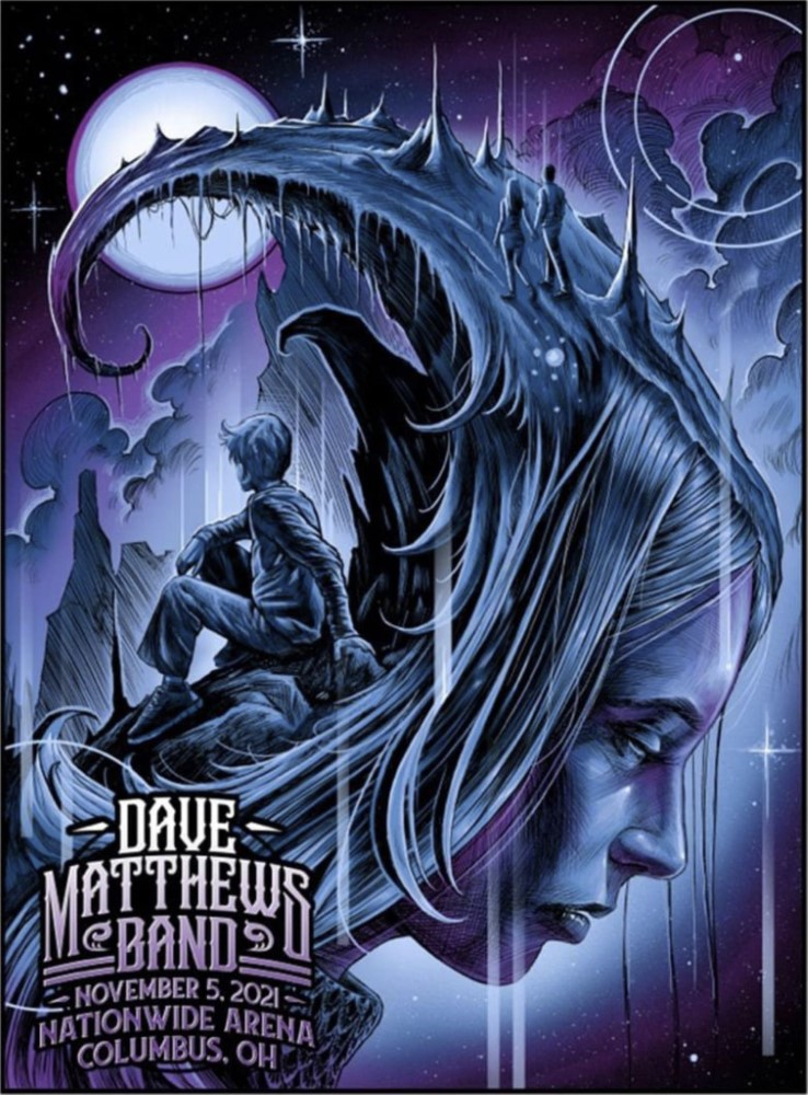 Maxx242 — Dave Matthews Band, Nationwide Arena, Columbus, OH · Nov 5, 2021 Poster
