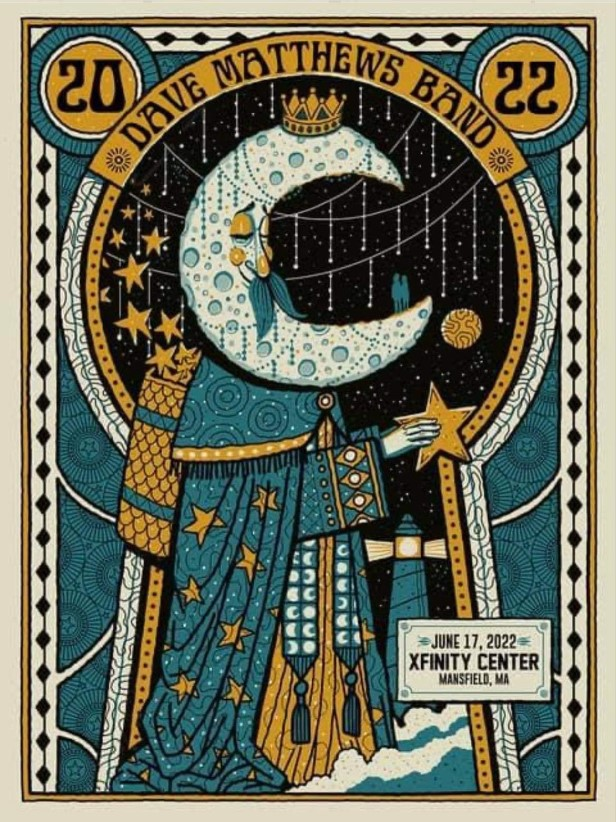 Methane Studios — Dave Matthews Band, Xfinity Center, Mansfield, MA · Jun 17, 2022 Poster