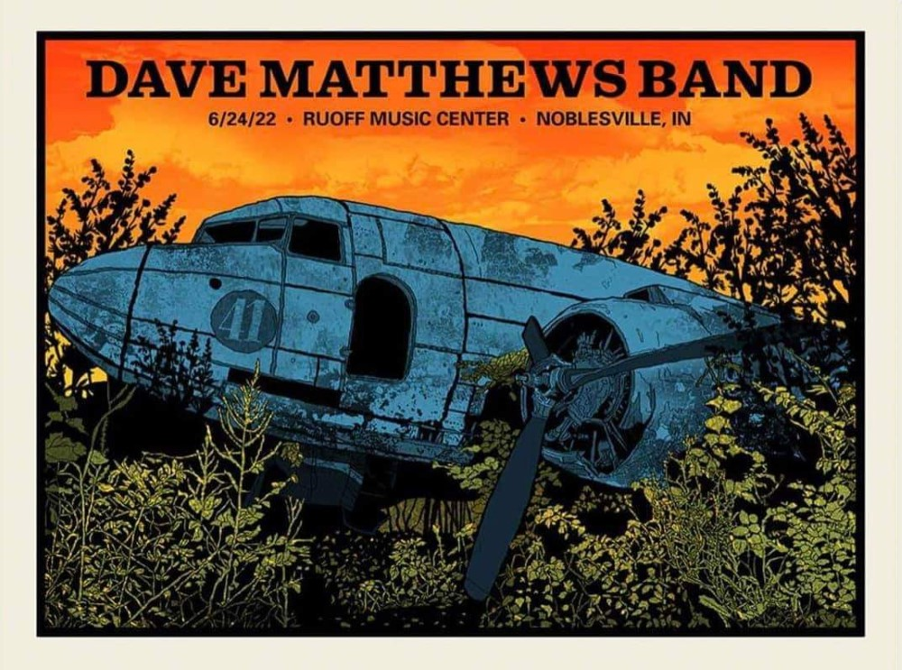 Methane Studios — Dave Matthews Band, Ruoff Music Center, Noblesville, IN · Jun 24, 2022 Poster