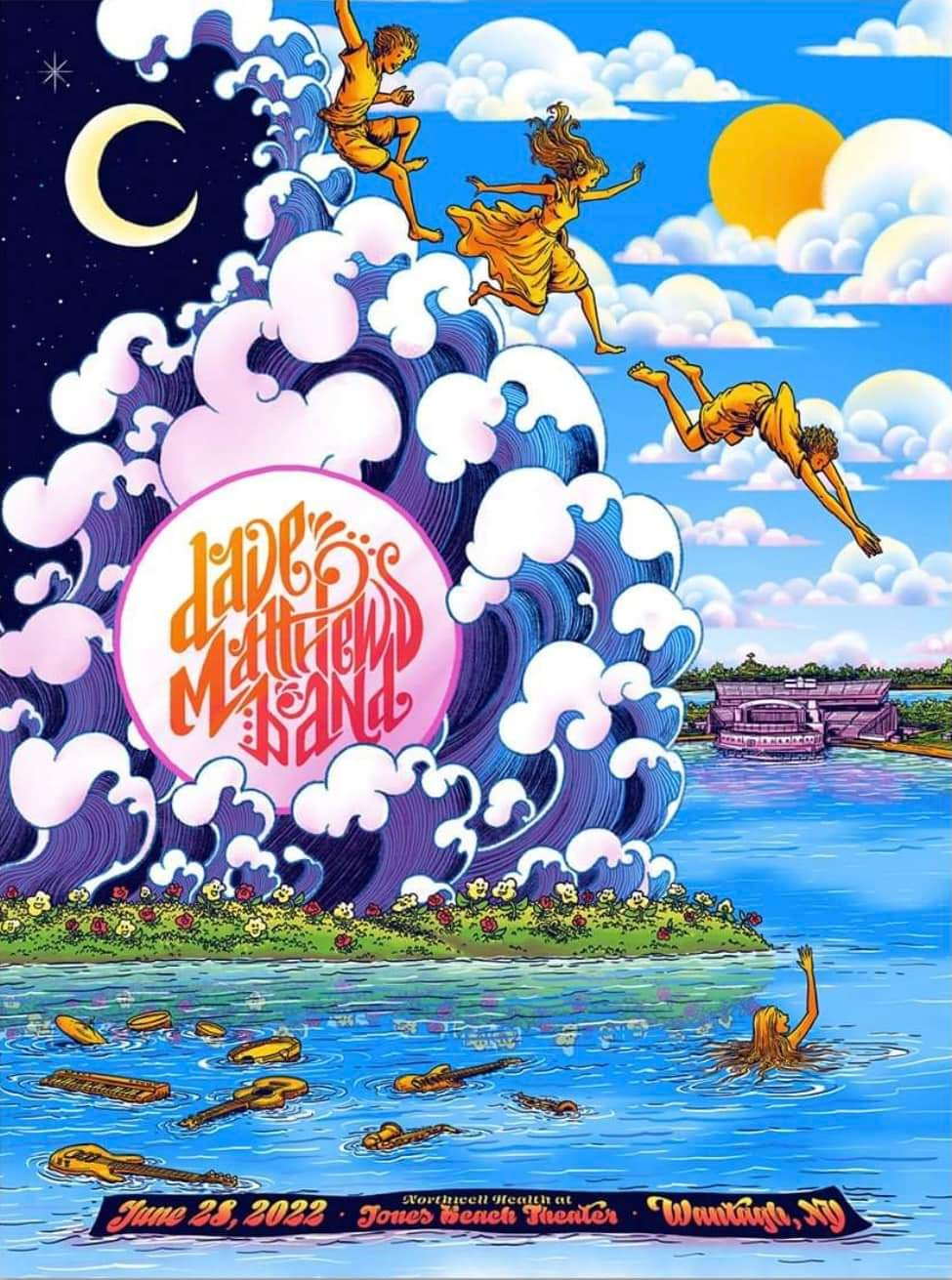 James Flames — Dave Matthews Band, Northwell Health at Jones Beach Theater, Wantagh, NY · Jun 28, 2022 Poster