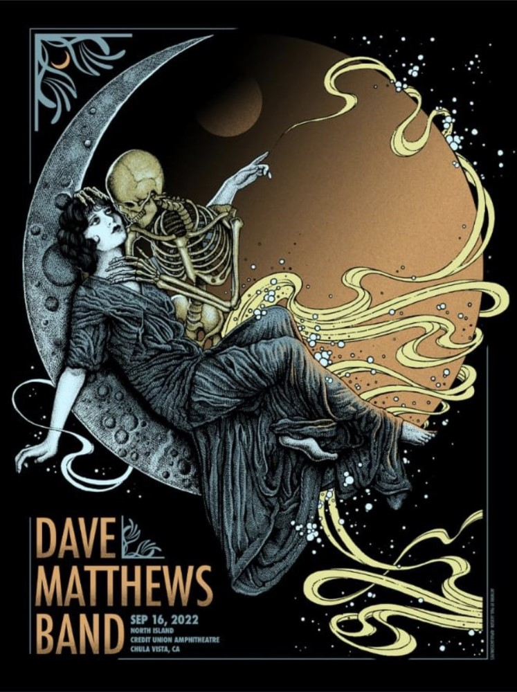 Paul Jackson — Dave Matthews Band, North Island Credit Union Amphitheatre, Chula Vista, CA · Sep 16, 2022 Poster