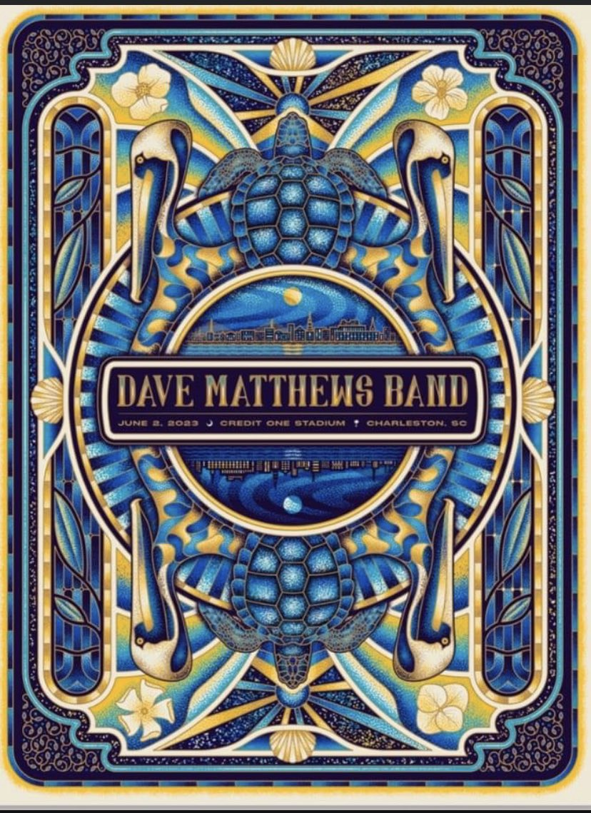 Chris Gallen — Dave Matthews Band, Credit One Stadium, Charleston, SC · Jun 2, 2023 Poster