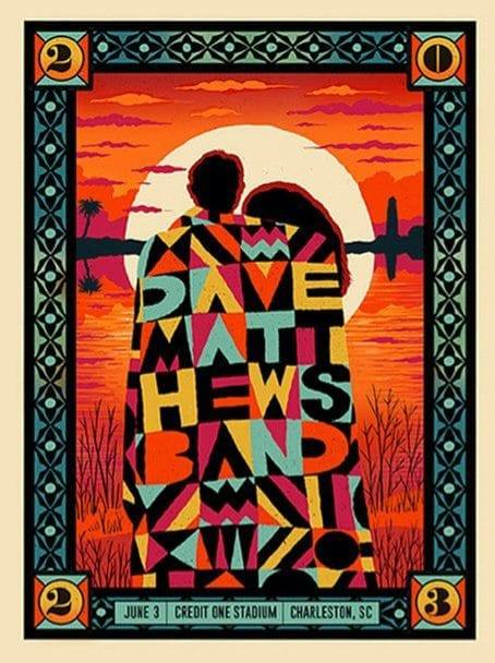 Methane Studios — Dave Matthews Band, Credit One Stadium, Charleston, SC · Jun 3, 2023 Poster