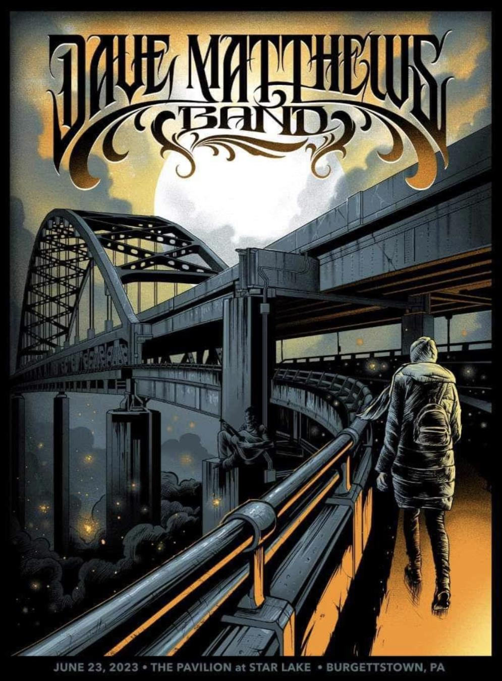Maxx242 — Dave Matthews Band, The Pavilion at Star Lake, Burgettstown, PA · Jun 23, 2023 Poster