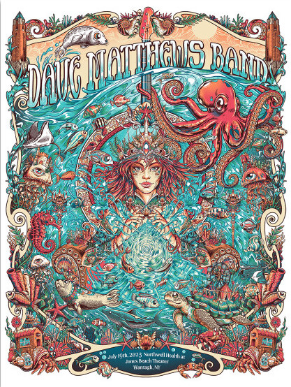 Juan Ma Orozco — Dave Matthews Band, Northwell Health at Jones Beach Theater, Wantagh, NY · Jul 19, 2023 Poster