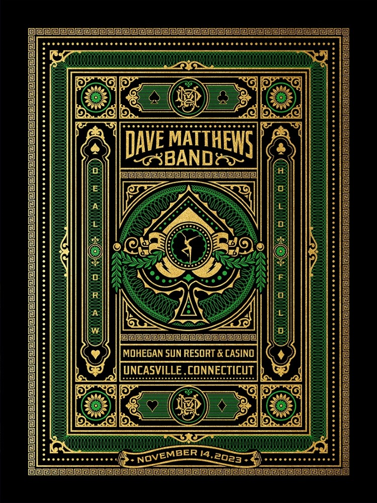 Aaron von Freter (Rockswell) — Dave Matthews Band, Mohegan Sun Resort & Casino, Uncasville, CT · Nov 14, 2023 Poster