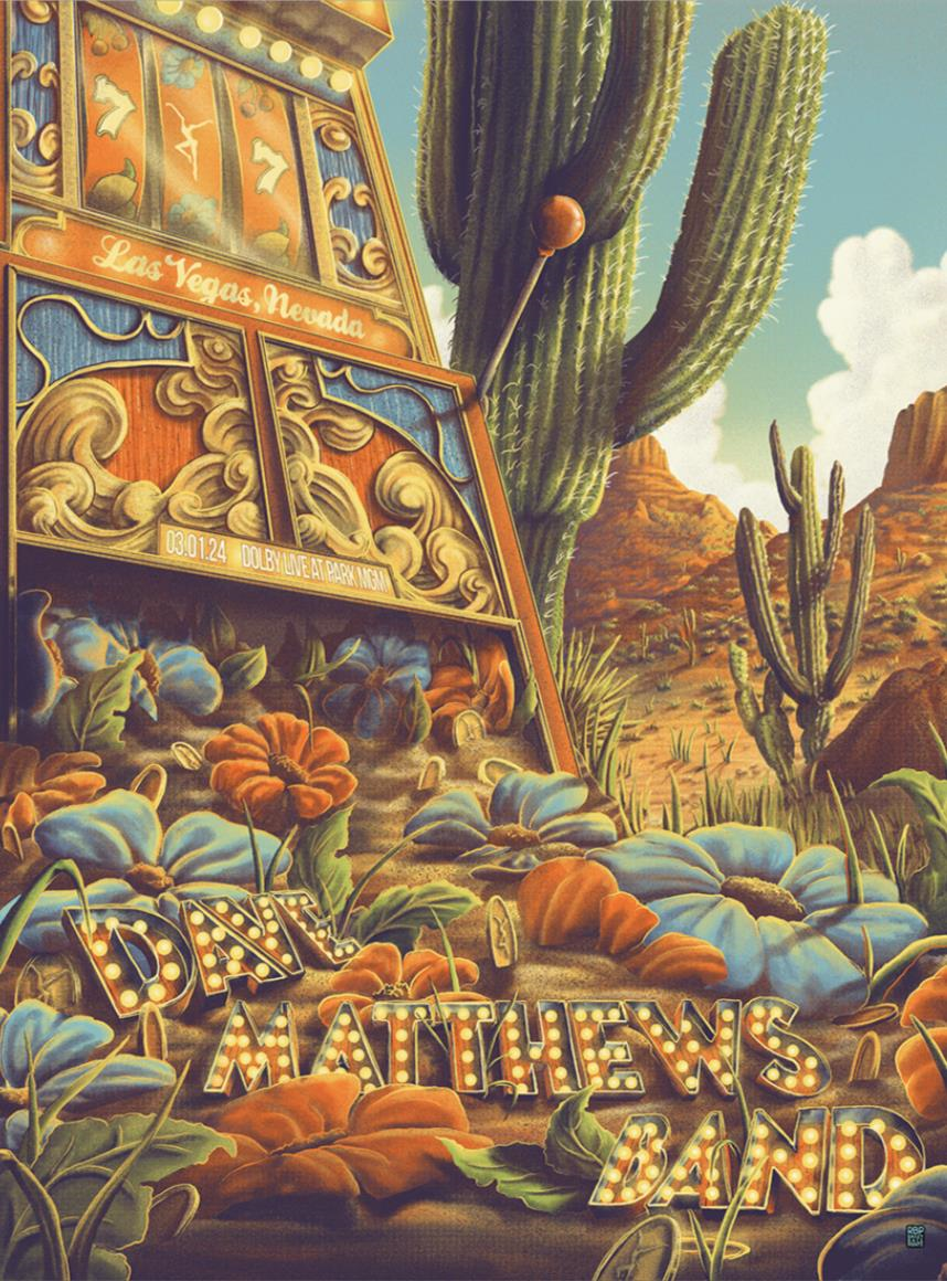 Bailey Race — Dave Matthews Band, Dolby Live (Park MGM), Las Vegas, NV · Mar 1, 2024 Poster