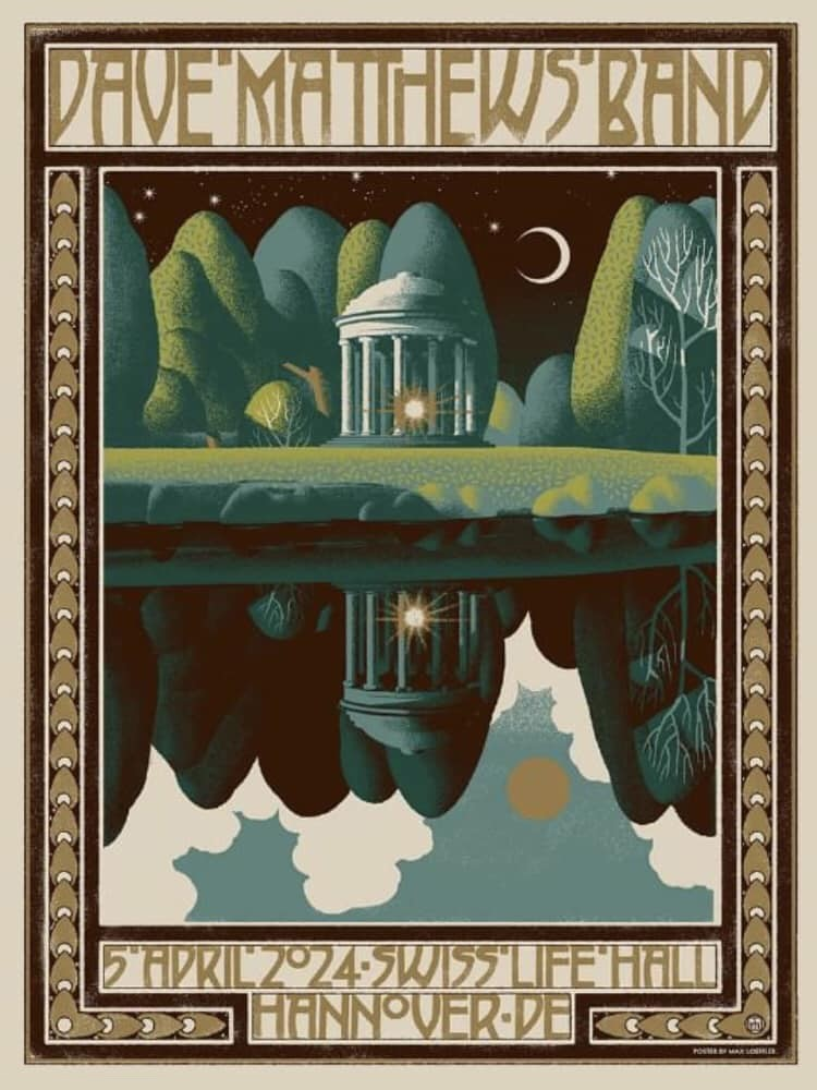 Max Loeffler — Dave Matthews Band, Swiss Life Hall, Hanover, DEU · Apr 5, 2024 Poster