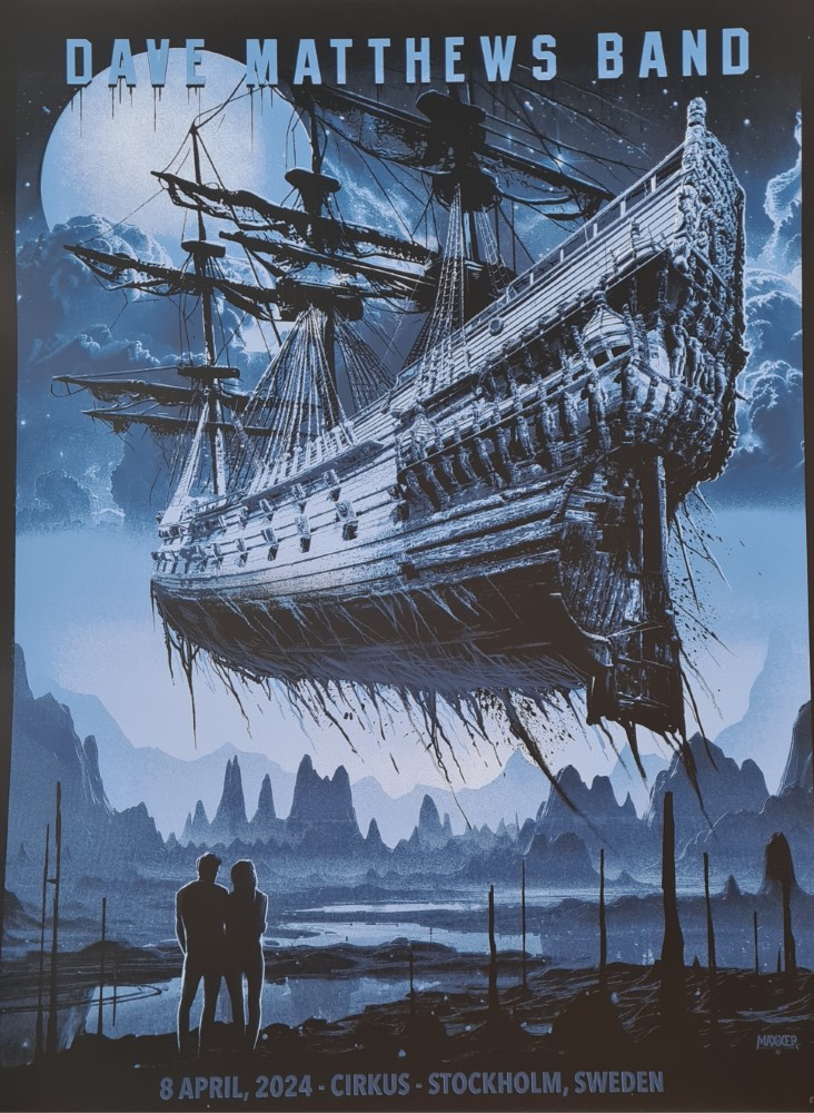 Maxx242 — Dave Matthews Band, Cirkus, Stockholm, SWE · Apr 8, 2024 Poster