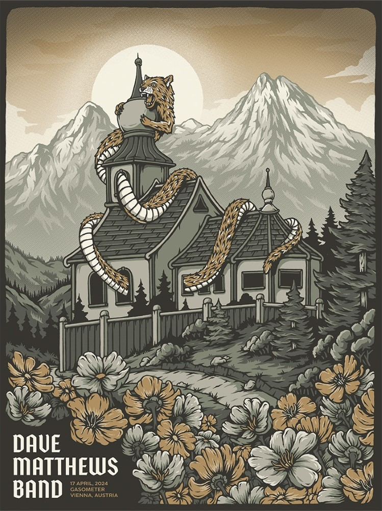 TJ Norris — Dave Matthews Band, Raiffeisen Halle Im Gasometer, Vienna, AUT · Apr 17, 2024 Poster