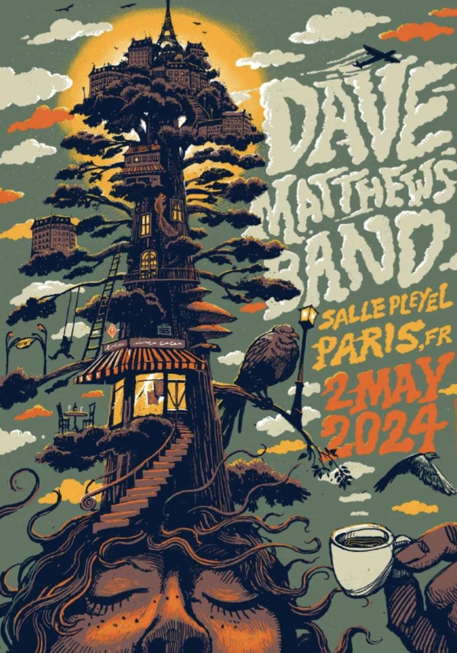 Maarten Donders — Dave Matthews Band, Salle Pleyel, Paris, FRA · May 2, 2024 Poster