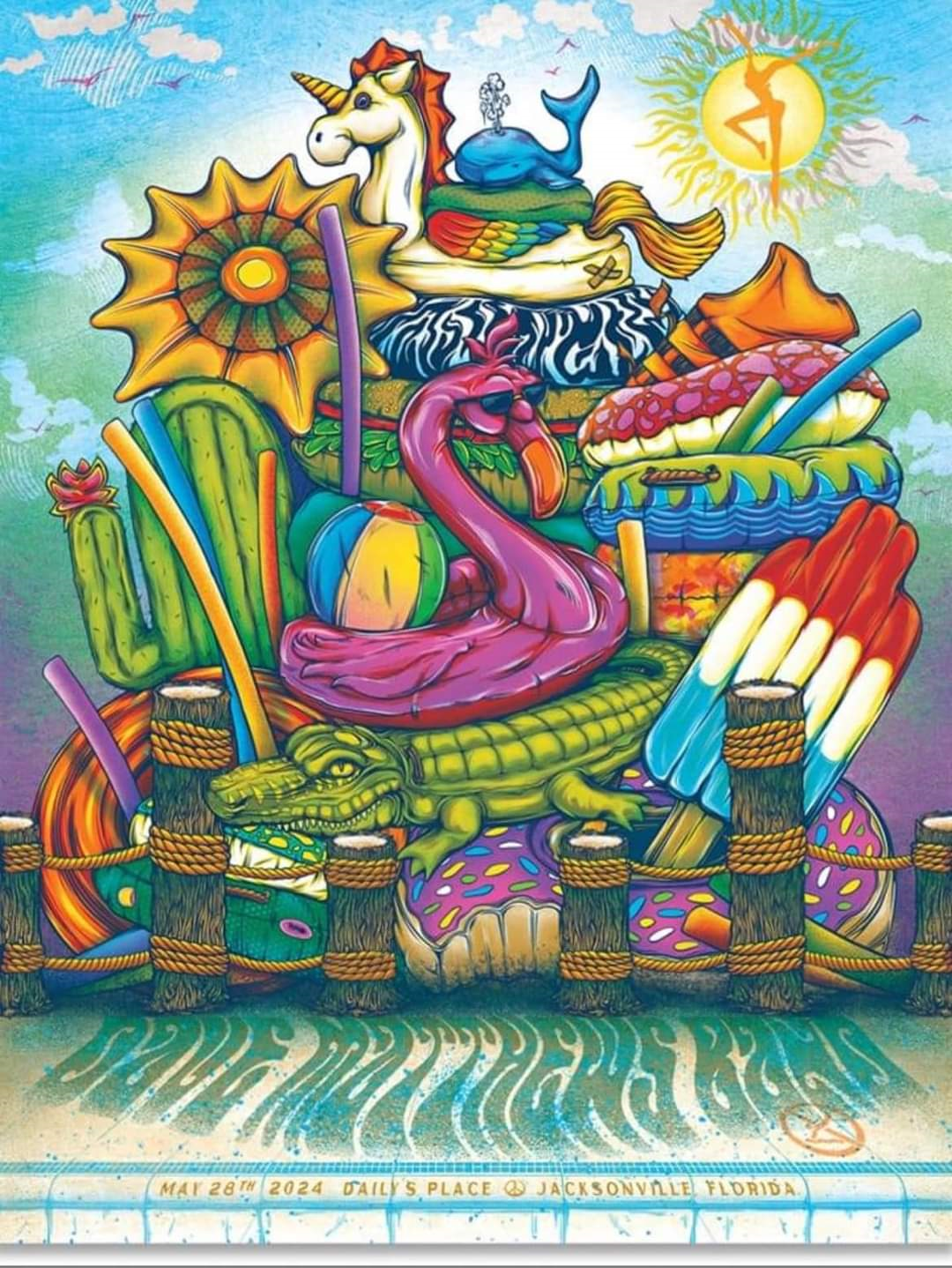 Half Hazard Press — Dave Matthews Band, Daily's Place, Jacksonville, FL · May 28, 2024 Poster