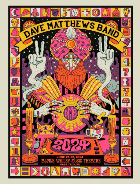 Methane Studios — Dave Matthews Band, Alpine Valley Music Theatre, East Troy, WI · Jun 21, 2024 Poster