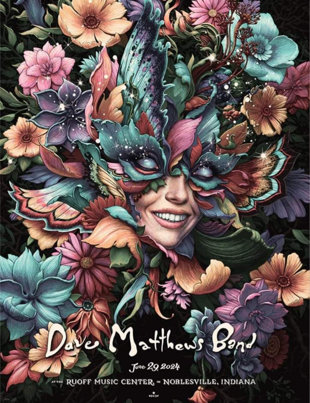 N.C. Winters — Dave Matthews Band, Ruoff Music Center, Noblesville, IN · Jun 29, 2024 Poster