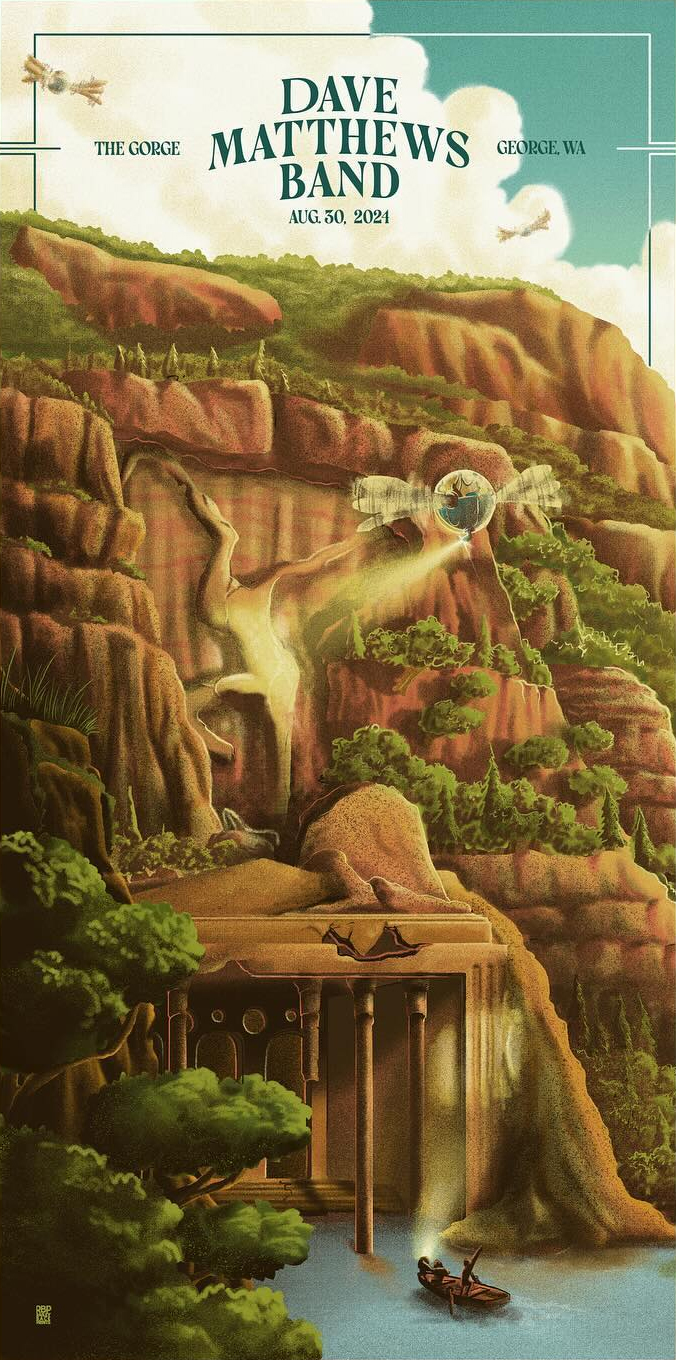 Bailey Race — Dave Matthews Band, The Gorge Amphitheatre, George, WA · Aug 30, 2024 Poster