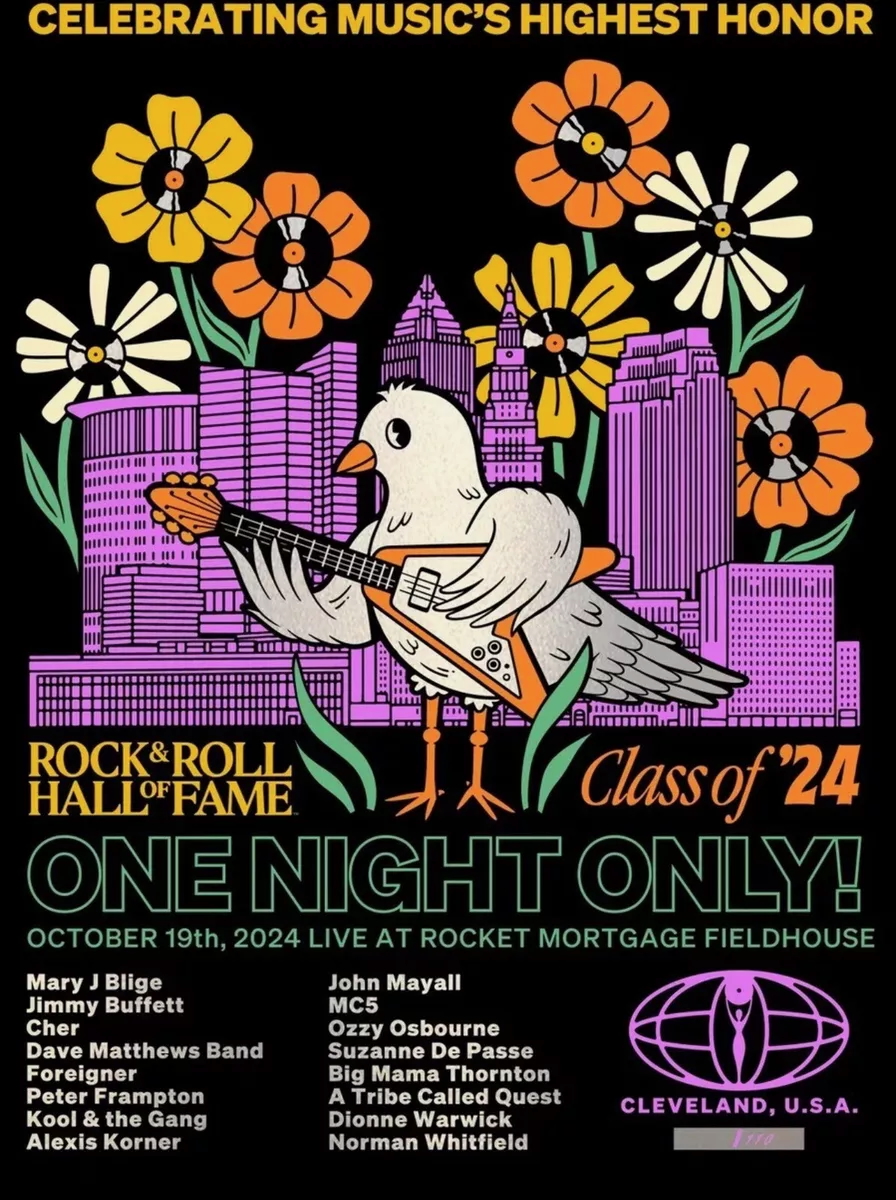 Dave Matthews Band Poster, Rocket Mortgage FieldHouse, Cleveland, OH · Oct 19, 2024 Poster