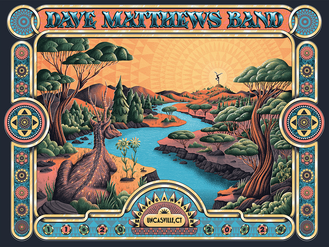 Dylan Fant — Dave Matthews Band, Mohegan Sun Arena (Mohegan Sun), Uncasville, CT · Nov 20, 2024 Poster
