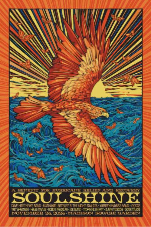 Todd Slater — Dave Matthews Band, Madison Square Garden, New York, NY · Nov 24, 2024 Show Poster