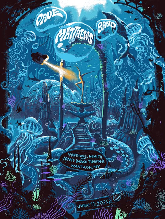 Maarten Donder — Dave Matthews Band, Northwell Health at Jones Beach Theater, Wantagh, NY · Jun 11, 2025 Poster