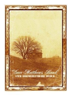 Methane Studios — Dave Matthews Band, Jiffy Lube Live, Bristow, VA · Jun 28, 2008 Artist Poster