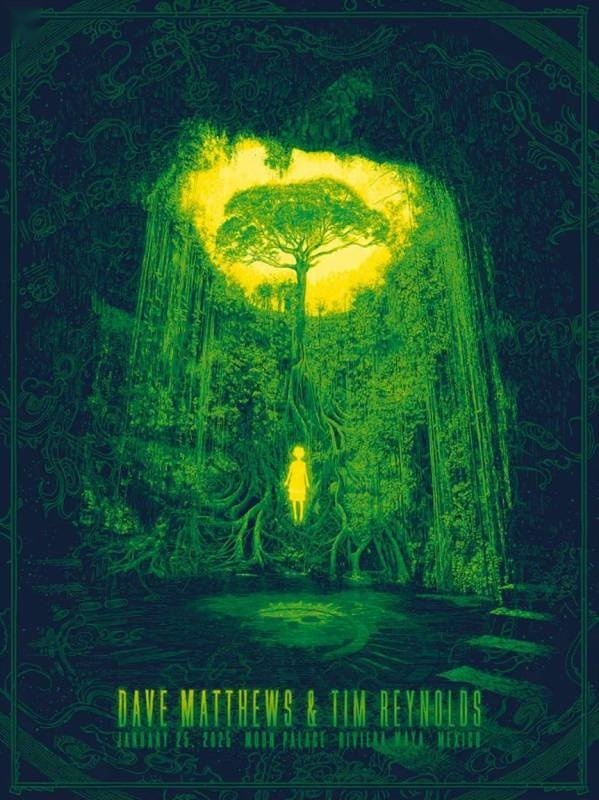 Daniel Danger — Dave Matthews Band, Moon Palace Golf & Spa Resort, Cancún, MEX · Jan 25, 2025 Artist Poster
