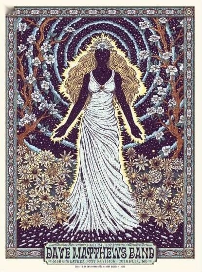 Owen Murphy (One Drop Design Studio) — Dave Matthews Band, Merriweather Post Pavilion, Columbia, MD · Jun 24, 2023 Artist Poster