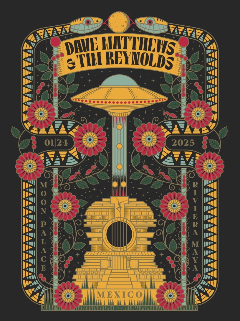 Brian Steely — Dave Matthews Band, Moon Palace Golf & Spa Resort, Cancún, MEX · Jan 24, 2025 Poster